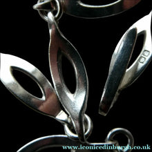 Load image into Gallery viewer, Vintage 1960s Scottish Silver Necklace. With Edinburgh Hallmark 1967
