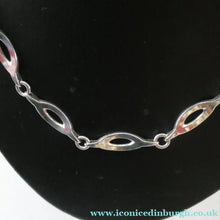 Load image into Gallery viewer, Vintage 1960s Scottish Silver Necklace. With Edinburgh Hallmark 1967

