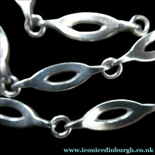 Load image into Gallery viewer, Vintage 1960s Scottish Silver Necklace. With Edinburgh Hallmark 1967
