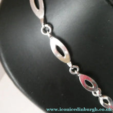 Load image into Gallery viewer, Vintage 1960s Scottish Silver Necklace. With Edinburgh Hallmark 1967
