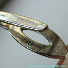 Load image into Gallery viewer, Vintage 1960s Scottish Silver Necklace. With Edinburgh Hallmark 1967
