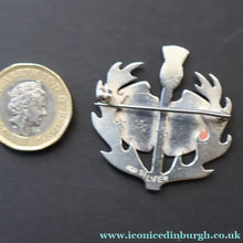 Load image into Gallery viewer, SCOTTISH SILVER. Rare Orkney Vintage Designer Silver "Comedy and Tradegy" Brooch.  Maker's Mark: GMS
