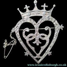 Load image into Gallery viewer, Vintage Edinburgh Hallmarked Solid Silver Scottish Luckenbooth Brooch
