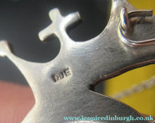 Load image into Gallery viewer, Vintage Edinburgh Hallmarked Solid Silver Scottish Luckenbooth Brooch

