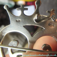 Load image into Gallery viewer, SCOTTISH SILVER. Large Vintage LUCKENBOOTH Brooch. Edinburgh Hallmark - Scottish Silver Jewellery
