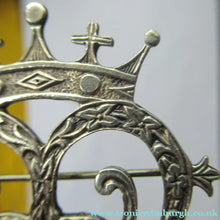 Load image into Gallery viewer, Vintage Edinburgh Hallmarked Solid Silver Scottish Luckenbooth Brooch
