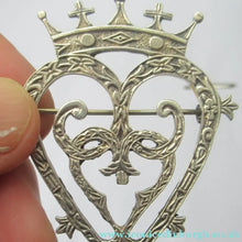 Load image into Gallery viewer, Vintage Edinburgh Hallmarked Solid Silver Scottish Luckenbooth Brooch
