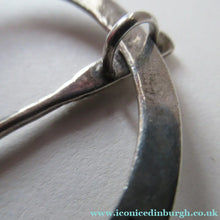 Load image into Gallery viewer, 1960s Glasgow Hallmark Silver Penannular Brooch with Citrines
