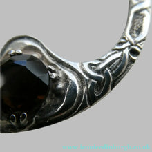 Load image into Gallery viewer,  Scottish Silver Penannular Brooch or Clock Pin. Designed by Robert Allison. Edinburgh Hallmark 1961

