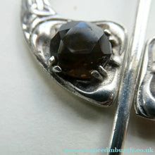 Load image into Gallery viewer,  Scottish Silver Penannular Brooch or Clock Pin. Designed by Robert Allison. Edinburgh Hallmark 1961
