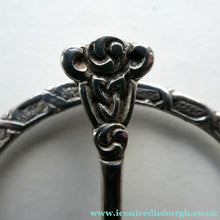 Load image into Gallery viewer,  Scottish Silver Penannular Brooch or Clock Pin. Designed by Robert Allison. Edinburgh Hallmark 1961
