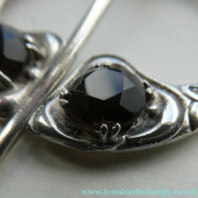 Load image into Gallery viewer,  Scottish Silver Penannular Brooch or Clock Pin. Designed by Robert Allison. Edinburgh Hallmark 1961
