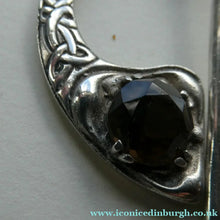 Load image into Gallery viewer,  Scottish Silver Penannular Brooch or Clock Pin. Designed by Robert Allison. Edinburgh Hallmark 1961

