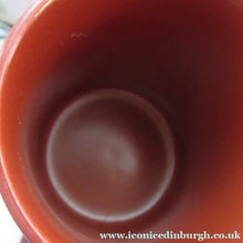 Load image into Gallery viewer, 1960s Scottish Wilson Terracotta Cups and Saucers Swans Pattern
