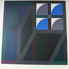 Load image into Gallery viewer, Gordon House (1932 - 2004). 1960s POP ART Screenpint. Entitled Series 40cm E. Pencil Signed
