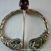Load image into Gallery viewer, 1960s Penannular Brooch by Cook, Holland &amp; Co. with Inset Amethyst. Traditional Design
