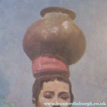 Load image into Gallery viewer, Sir Gerald Kelly 1960s Original Framed Print. Girl with Pitcher
