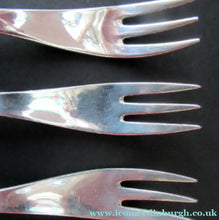 Load image into Gallery viewer, 1960s Robert Welch Alveston Silver Plate Forks
