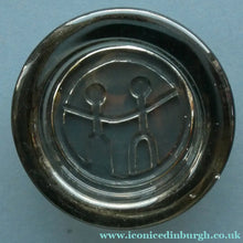 Load image into Gallery viewer, 1960s Smoky Grey Moulded Glass Bowl by Erik Hoglund for Kosta Boda
