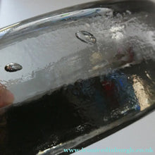 Load image into Gallery viewer, 1960s Smoky Grey Moulded Glass Bowl by Erik Hoglund for Kosta Boda
