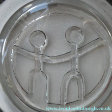 Load image into Gallery viewer, 1960s Smoky Grey Moulded Glass Bowl by Erik Hoglund for Kosta Boda
