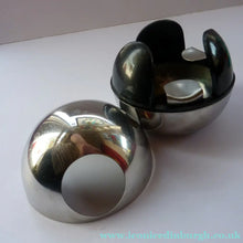 Load image into Gallery viewer, 1960s Swedish Stainless Steel Ball Ashtray. Space Age Design
