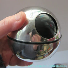 Load image into Gallery viewer, 1960s Swedish Stainless Steel Ball Ashtray. Space Age Design
