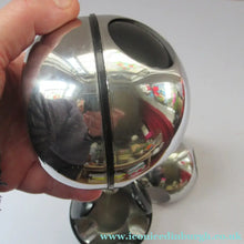 Load image into Gallery viewer, 1960s Swedish Stainless Steel Ball Ashtray. Space Age Design
