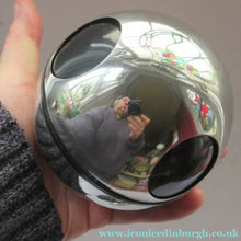 Load image into Gallery viewer, 1960s Swedish Stainless Steel Ball Ashtray. Space Age Design
