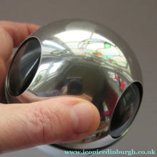 Load image into Gallery viewer, 1960s Swedish Stainless Steel Ball Ashtray. Space Age Design

