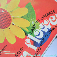Load image into Gallery viewer, 1960s Flower Power Hong Kong Battery Hand Held Fan

