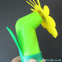Load image into Gallery viewer, 1960s Flower Power Hong Kong Battery Hand Held Fan
