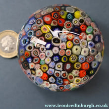 Load image into Gallery viewer, Vintage STRATHEARN Scottish Closepack Paperweight. With Original Paper Label - Paperweight
