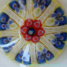 Load image into Gallery viewer, Sweet 1960s Scottish Strathearn Glass Paperweight in a Dish - Scottish Paperweight
