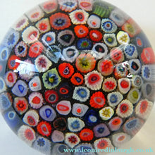 Load image into Gallery viewer, 1960s Large Vintage Strathearn Millefiori Close Pack Carpet Paperweight
