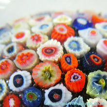 Load image into Gallery viewer, 1960s Large Vintage Strathearn Millefiori Close Pack Carpet Paperweight
