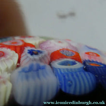 Load image into Gallery viewer, 1960s Large Vintage Strathearn Millefiori Close Pack Carpet Paperweight
