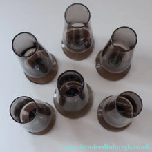 Load image into Gallery viewer, 1960s STROMA. Classic Scottish CAITHNESS GLASS Peat Coloured Liqueur or Shot Glasses
