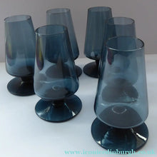 Load image into Gallery viewer, 1960s STROMA. Classic Scottish CAITHNESS GLASS Twilight Coloured Liqueur or Shot Glasses
