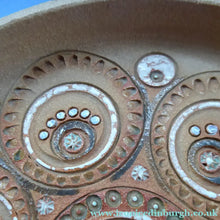 Load image into Gallery viewer, 1960s STUDIO POTTERY. Rare Large Newlyn Harbour Pottery Dish or Flat Bowl by Dennis Lane (Cornwall)
