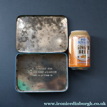Load image into Gallery viewer, Pretty 1960s Vintage Sweetie Tin by Edward Sharp &amp; Son, Kent. Decorated with Silhouettes of Couples Dancing

