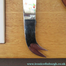 Load image into Gallery viewer, 1960s Syd Walker Ceramic and Oak Cheeseboard. Scottish Retail Historical Item
