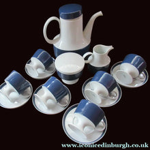Load image into Gallery viewer, 1960s Tapio Wirkkala Porcelain Coffee Set. Composition Shape for Rosenthal
