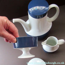 Load image into Gallery viewer, 1960s Tapio Wirkkala Porcelain Coffee Set. Composition Shape for Rosenthal

