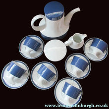 Load image into Gallery viewer, 1960s Tapio Wirkkala Porcelain Coffee Set. Composition Shape for Rosenthal
