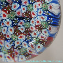 Load image into Gallery viewer, 1960s Vetreria 3 Fiori Millefiori Italian Art Glass Close Pack Paperweight

