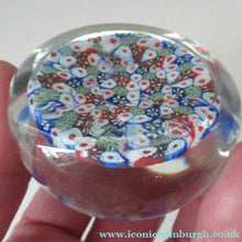 Load image into Gallery viewer, 1960s Vetreria 3 Fiori Millefiori Italian Art Glass Close Pack Paperweight
