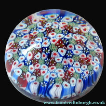 Load image into Gallery viewer, 1960s Vetreria 3 Fiori Millefiori Italian Art Glass Close Pack Paperweight
