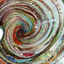 Load image into Gallery viewer, Vintage 1960s Vetro Artistico Veneziano Murano Glass Aventurine Bowl
