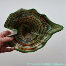 Load image into Gallery viewer, Vintage 1960s Vetro Artistico Veneziano Murano Glass Aventurine Bowl
